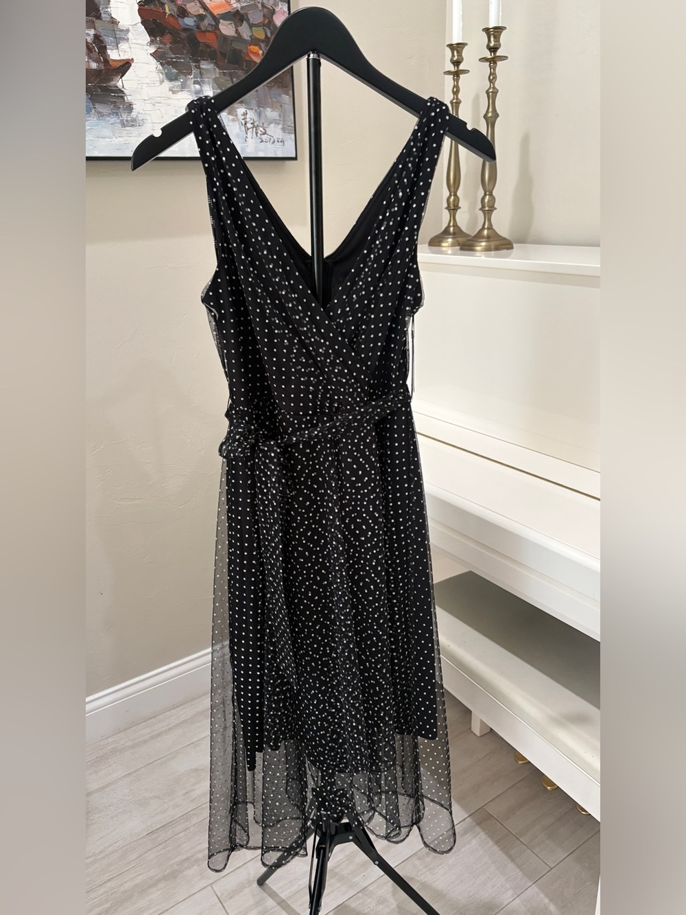 NWT DKNY polka dot dress